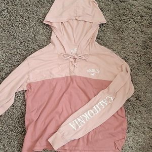 Hollister long sleeve hooded tee